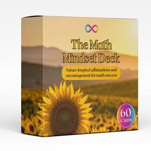 Math Confidence Deck | 60 Affirmation and Reflection Cards for Students, Teacher